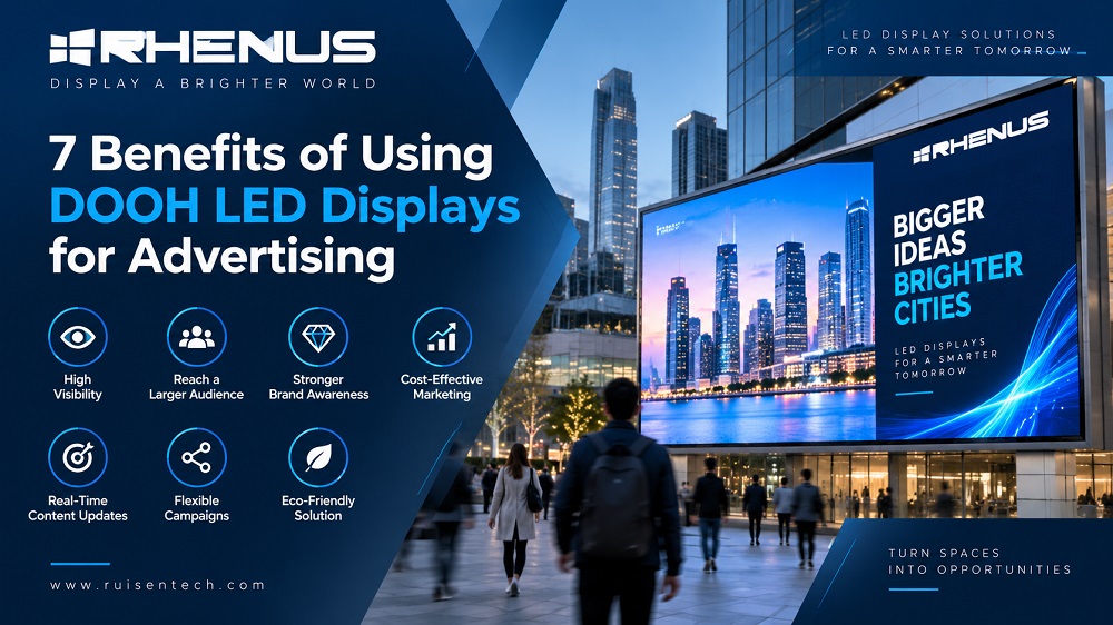 7 Benefits of Using DOOH LED Displays for Advertising