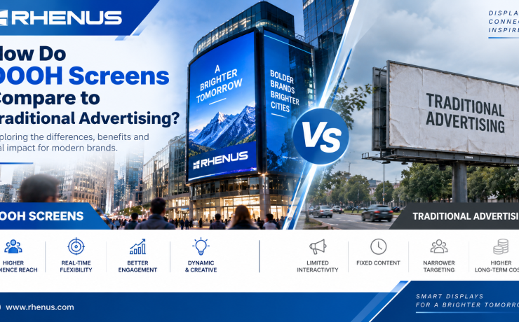 DOOH Screens Compare to Traditional Advertising