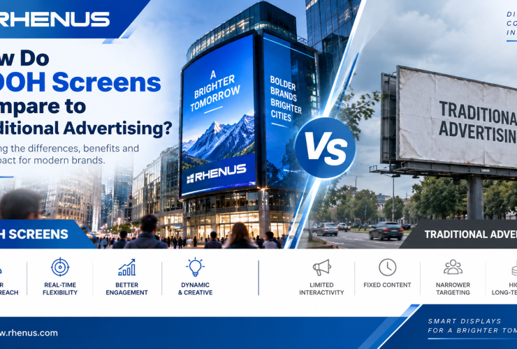 DOOH Screens Compare to Traditional Advertising